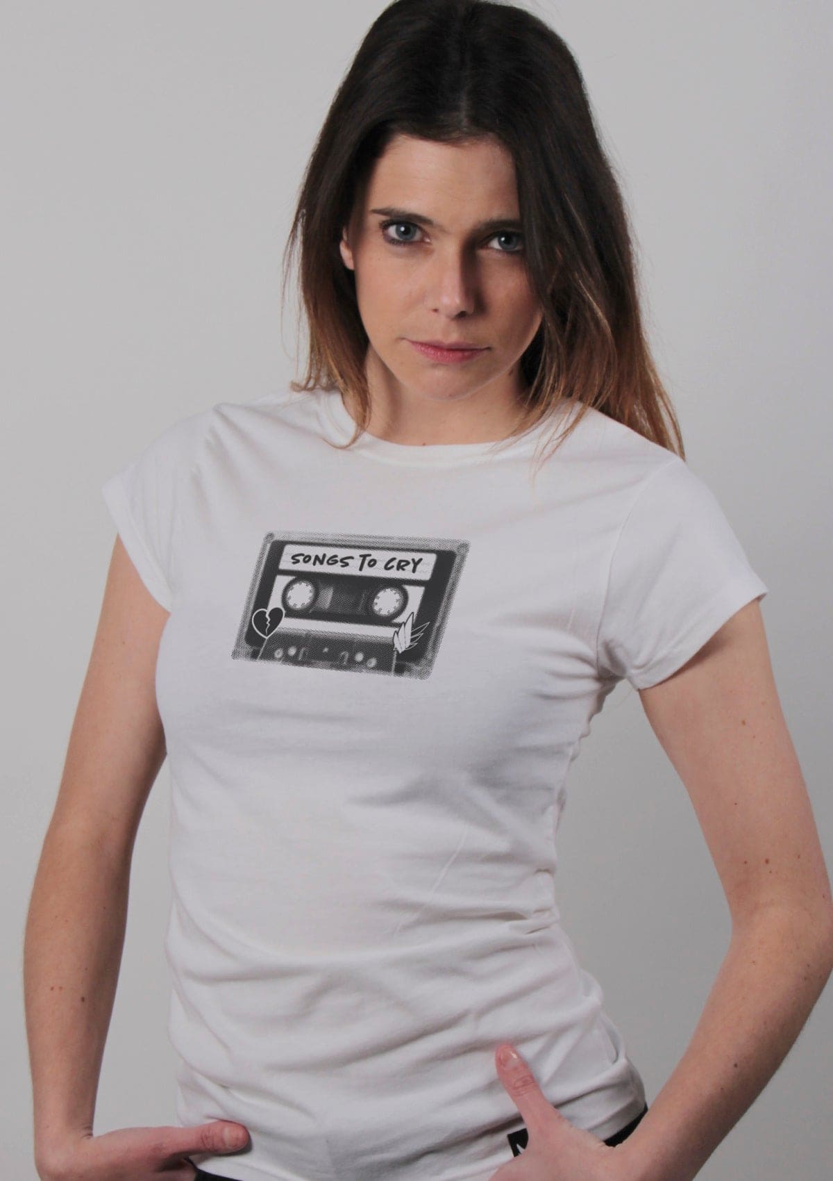 Cassette songs to cry (Dama) | Lo nuevo, mujer, otros, playera | Stockholm Company