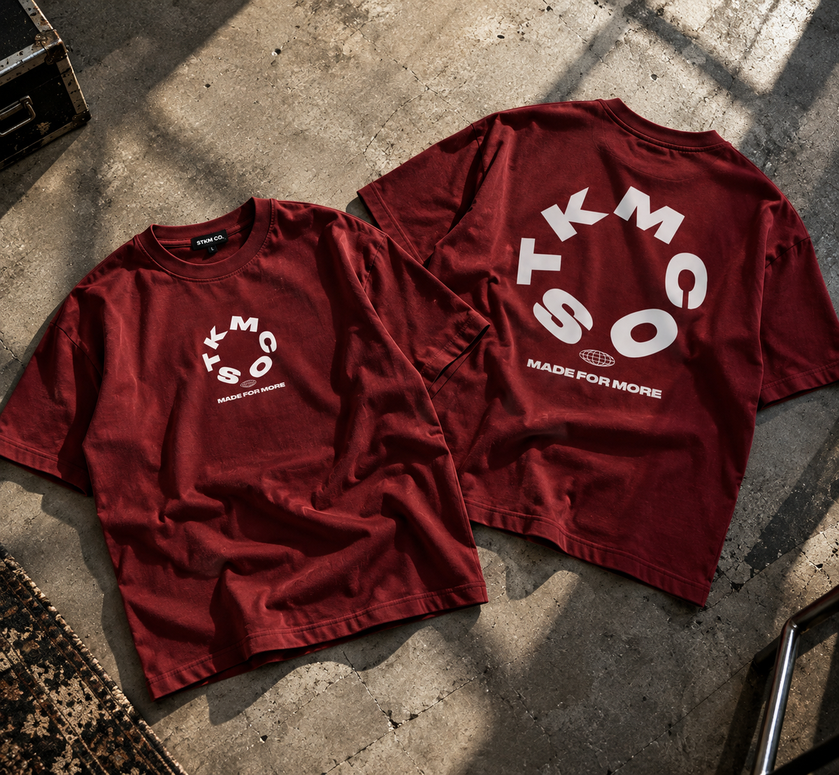 Orbit blood Oversized Tee | STKM CO