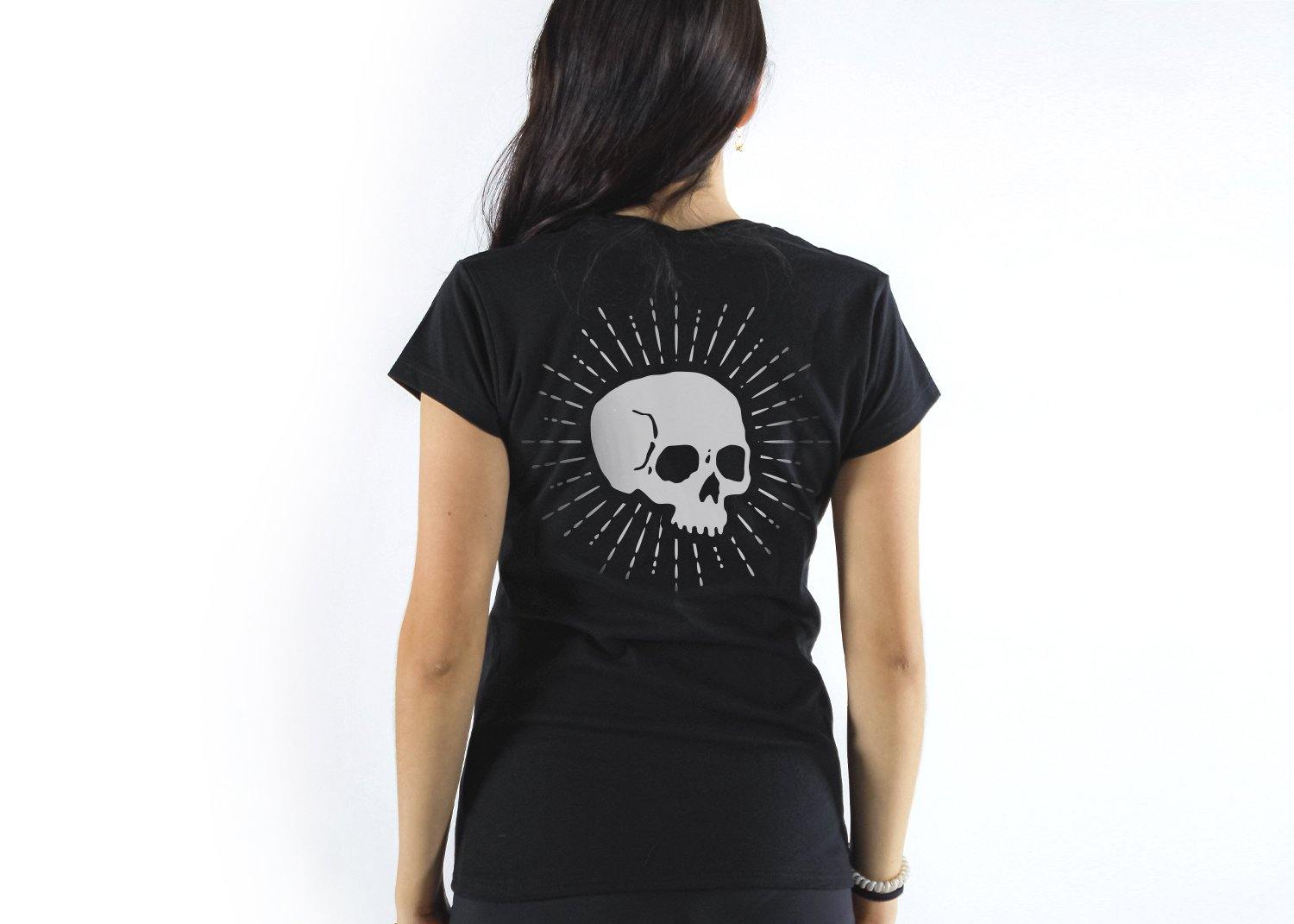 Craneo Flash - Dama - Stockholm Co. - Playera - calaveras, halloween, mujer, playera
