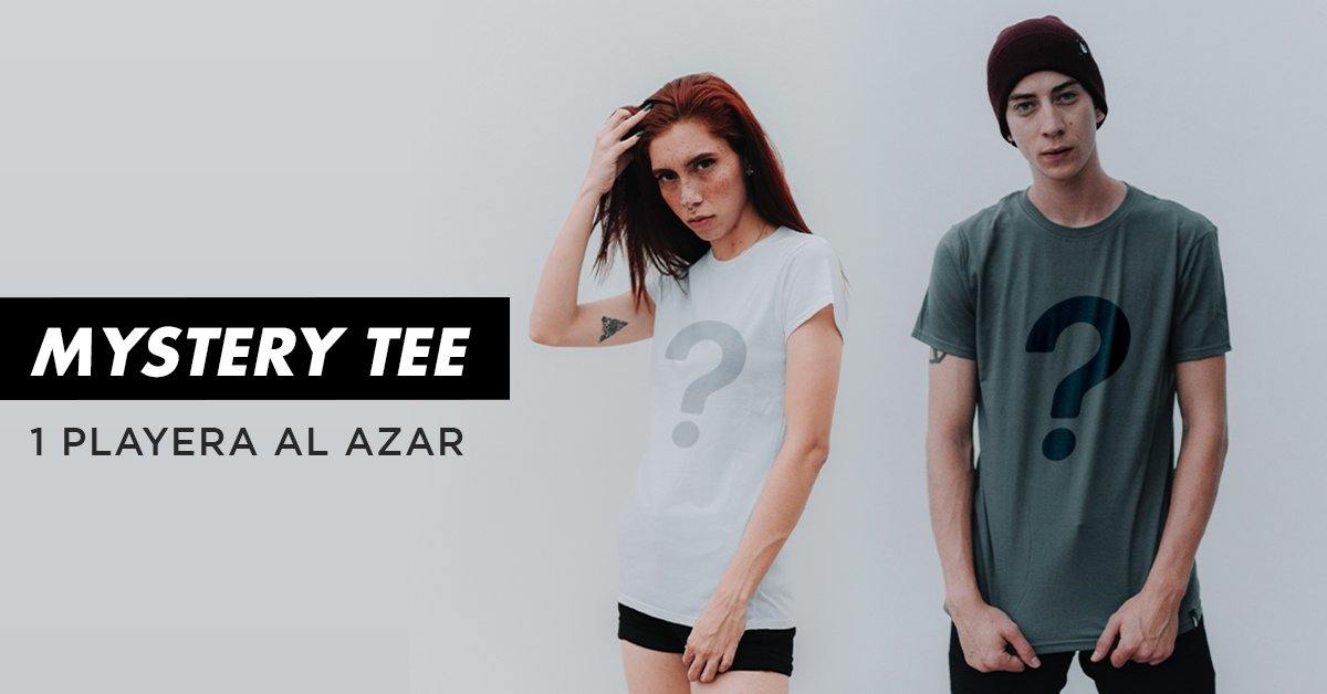 Mystery tee - Playera misteriosa Caballero y dama | descuentos | productos con descuento | Stockholm Company