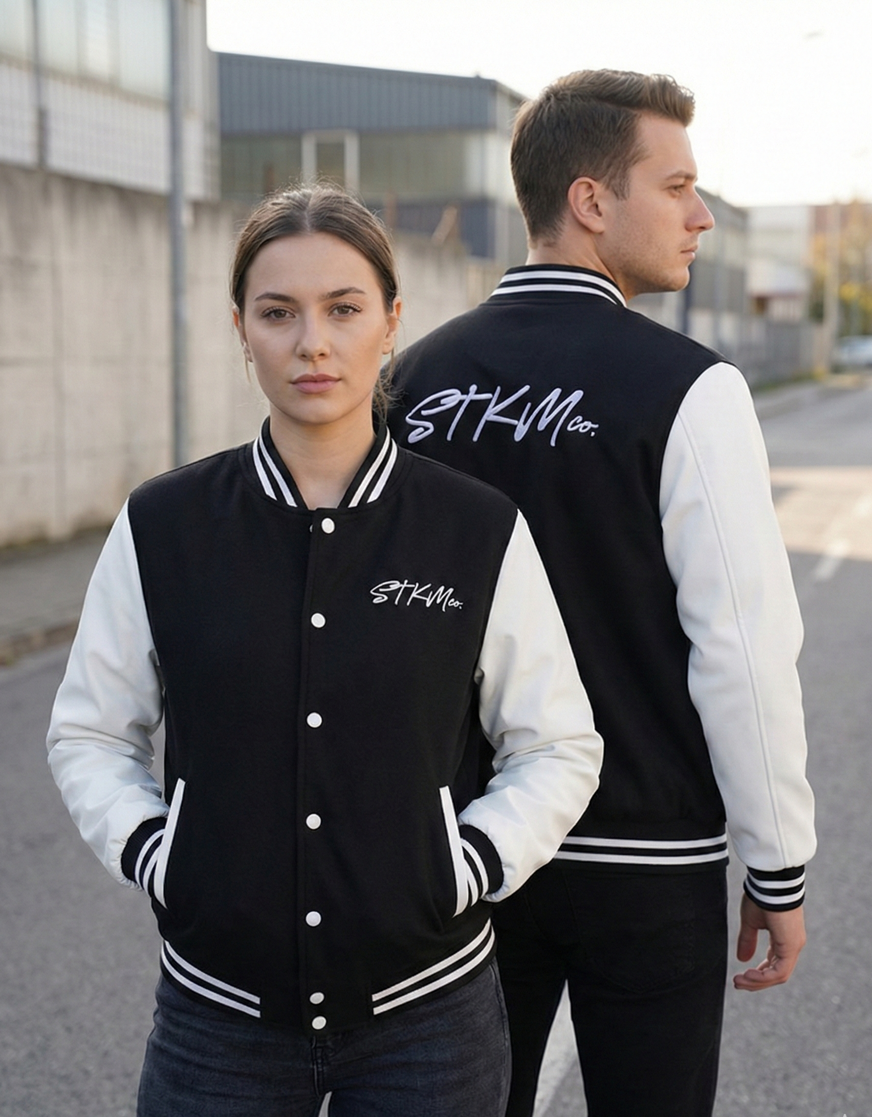 Bomber Jacket classic Script STKM CO.
