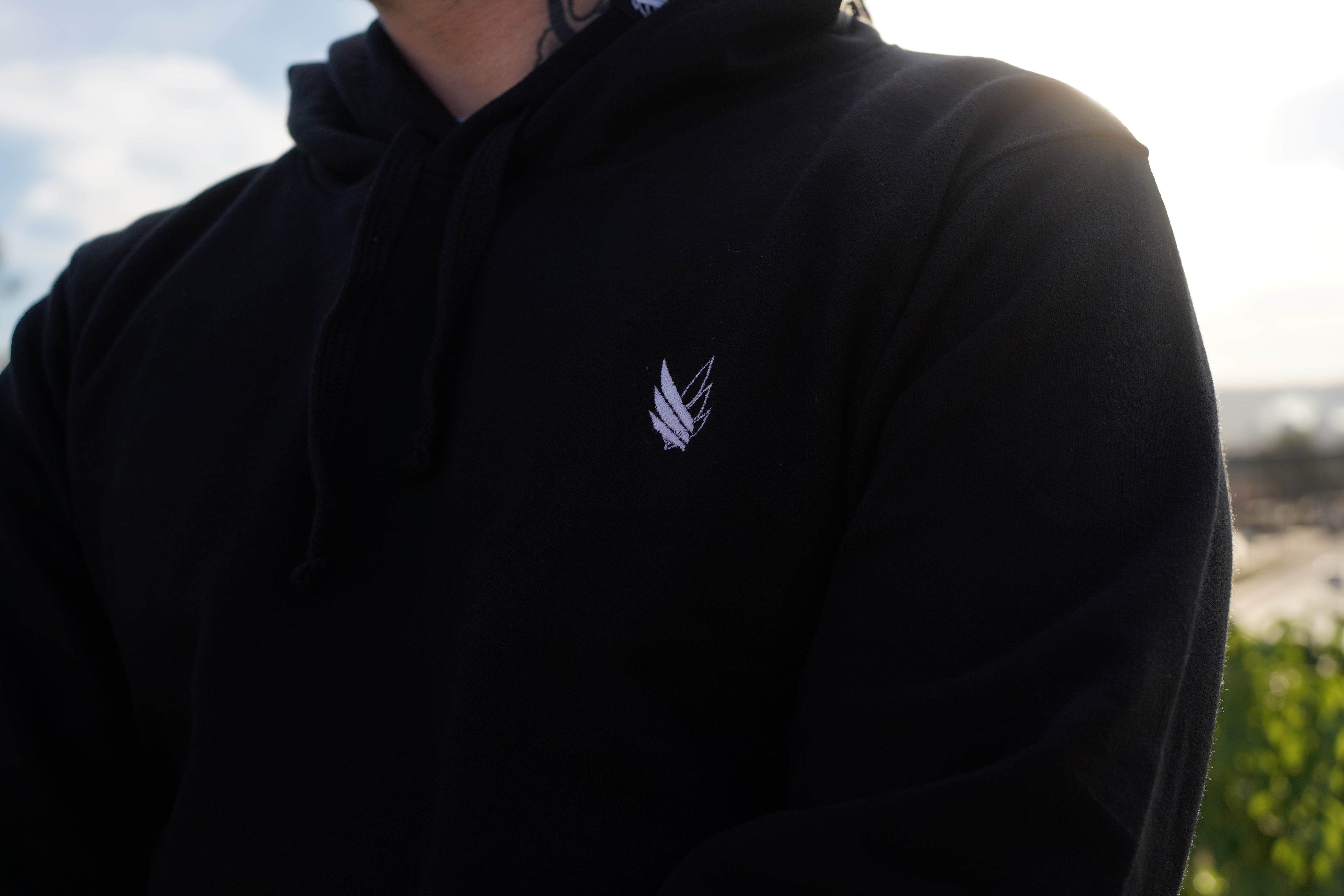 Logo WINGS - Sudadera con gorro