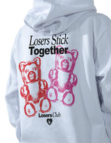 Losers stick together gummy bears - Sudadera con gorro