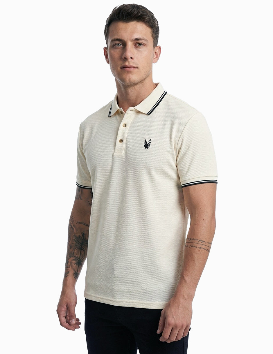 Polo STKM Core Waffle - Corte Fit