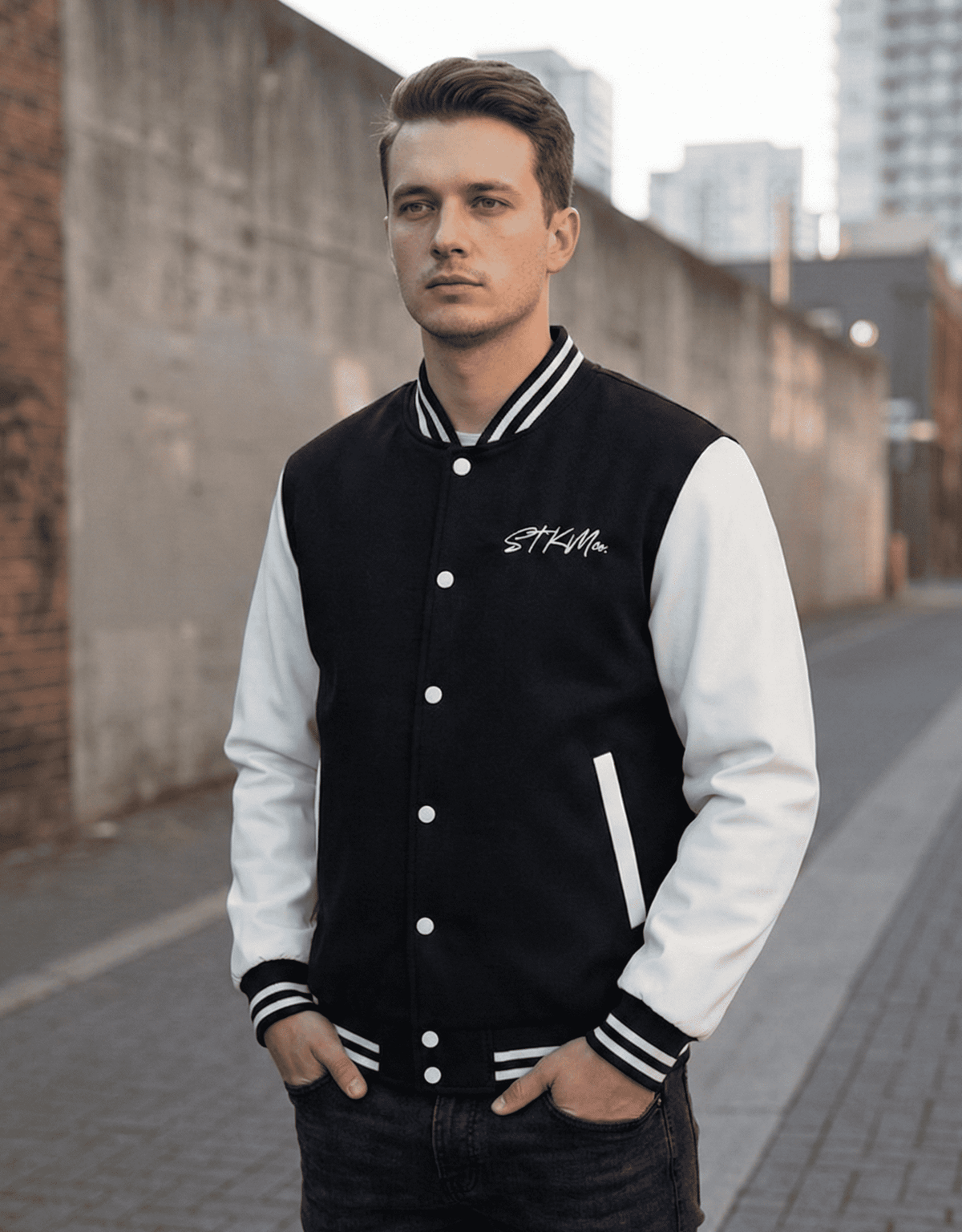 Bomber Jacket classic Script STKM CO.