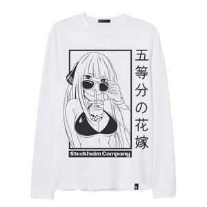 Anime Bubble Tea - Manga larga - Stockholm Co. -  - cultura pop, manga larga, unisex