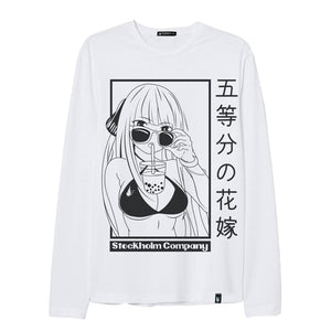 Anime Bubble Tea - Manga larga - Stockholm Co. -  - cultura pop, manga larga, unisex