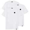 Essentials trio circle pit - Paquete de 3 playeras Mismo color