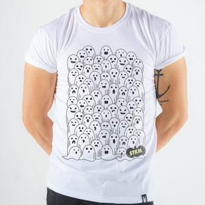 Ghost Family (Brilla en la obscuridad) 1.0 | Playera | halloween, hombre, playera, unisex | Stockholm Company