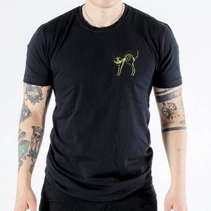 Skeleton Cat (Brilla en la obscuridad) | Playera | halloween, hombre, playera, unisex | Stockholm Company