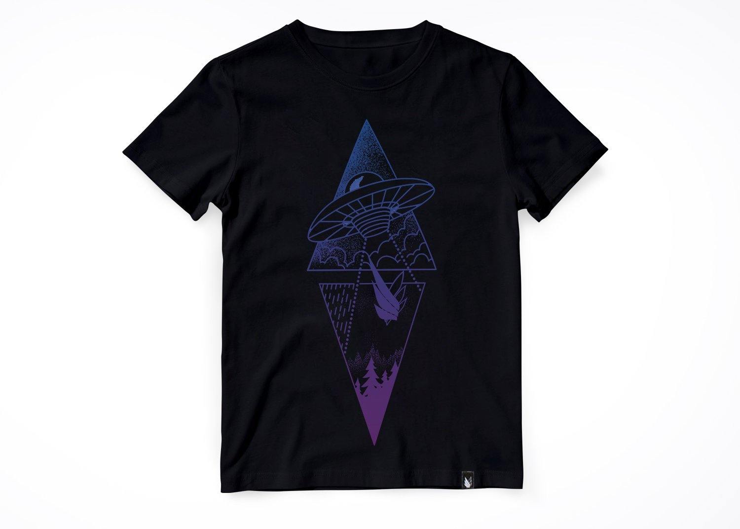 UFO ovni Bicolor - Stockholm Co. - Playera - espacio, geometria, hombre, mujer, playera