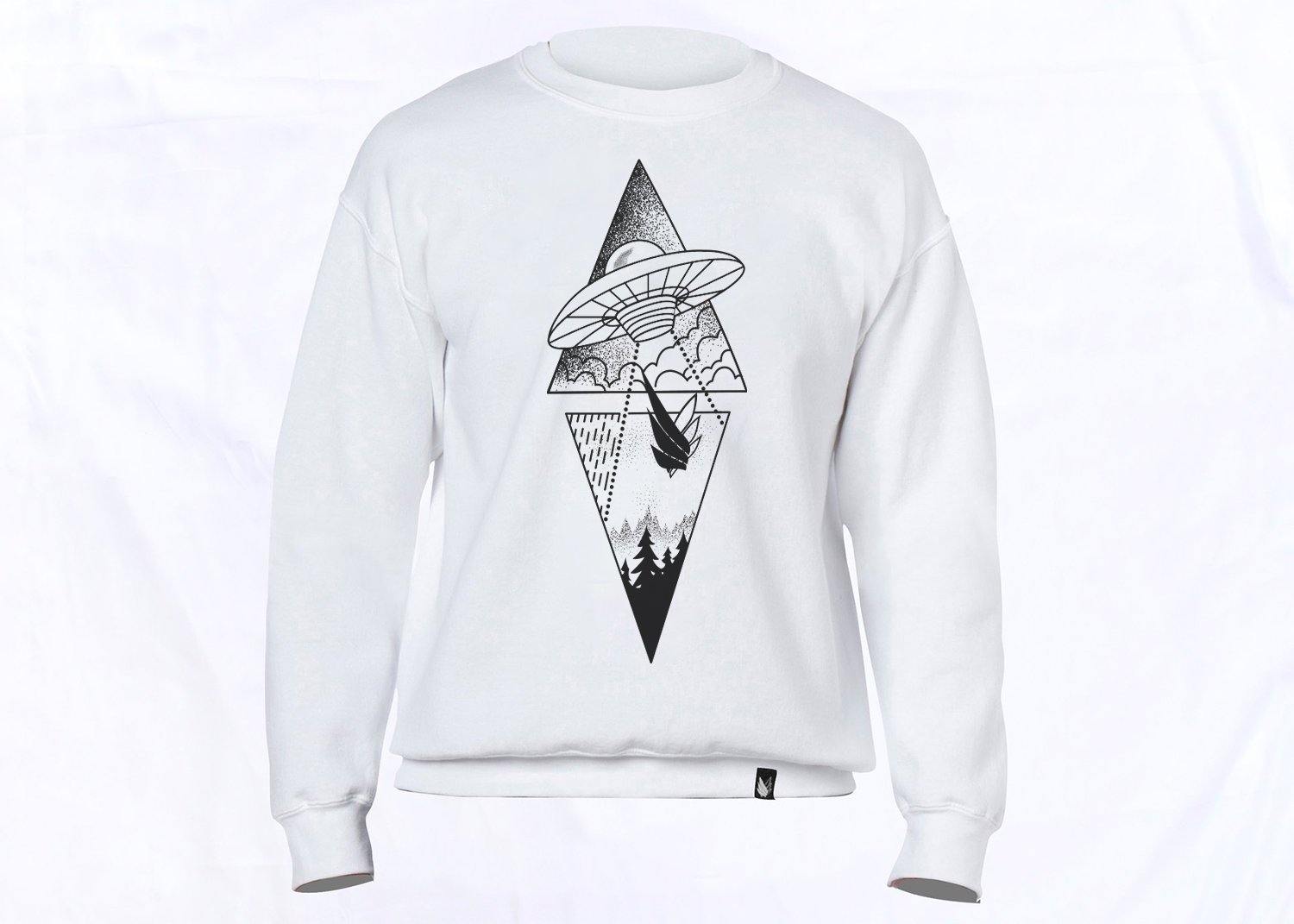 UFO ovni - Sudadera - Stockholm Co. - Sudadera - espacio, geometria, sudadera, unisex