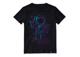 Lluvia y astronauta bicolor - Stockholm Co. - Playera - espacio, hombre, mujer, playera, unisex