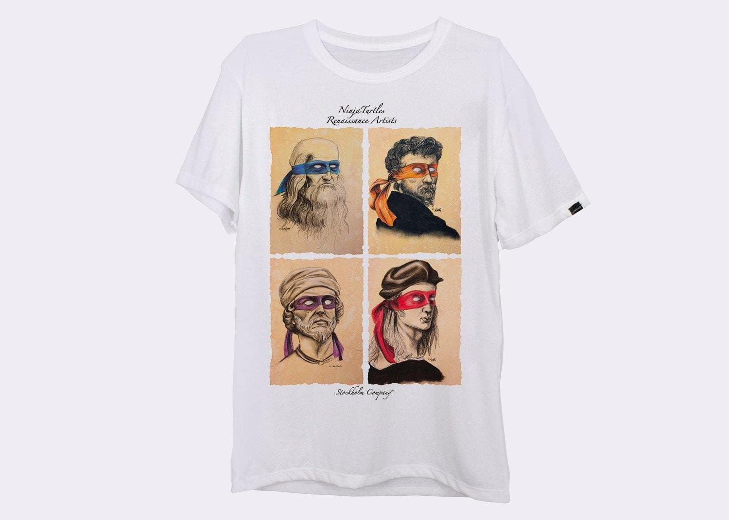 Ninja turtles renaissance - triblend Vintage | Playera | cultura pop, hombre, mujer, otros, playera | Stockholm Company