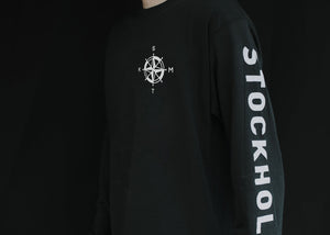 Compas -  Playera manga larga - Stockholm Co. - Playera - geometria, hombre, manga larga, stkm originals, unisex