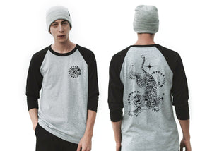 Counter tiger - Beisbolera 3/4 | Playera | animals, Beisbolera, hombre, unisex | Stockholm Company