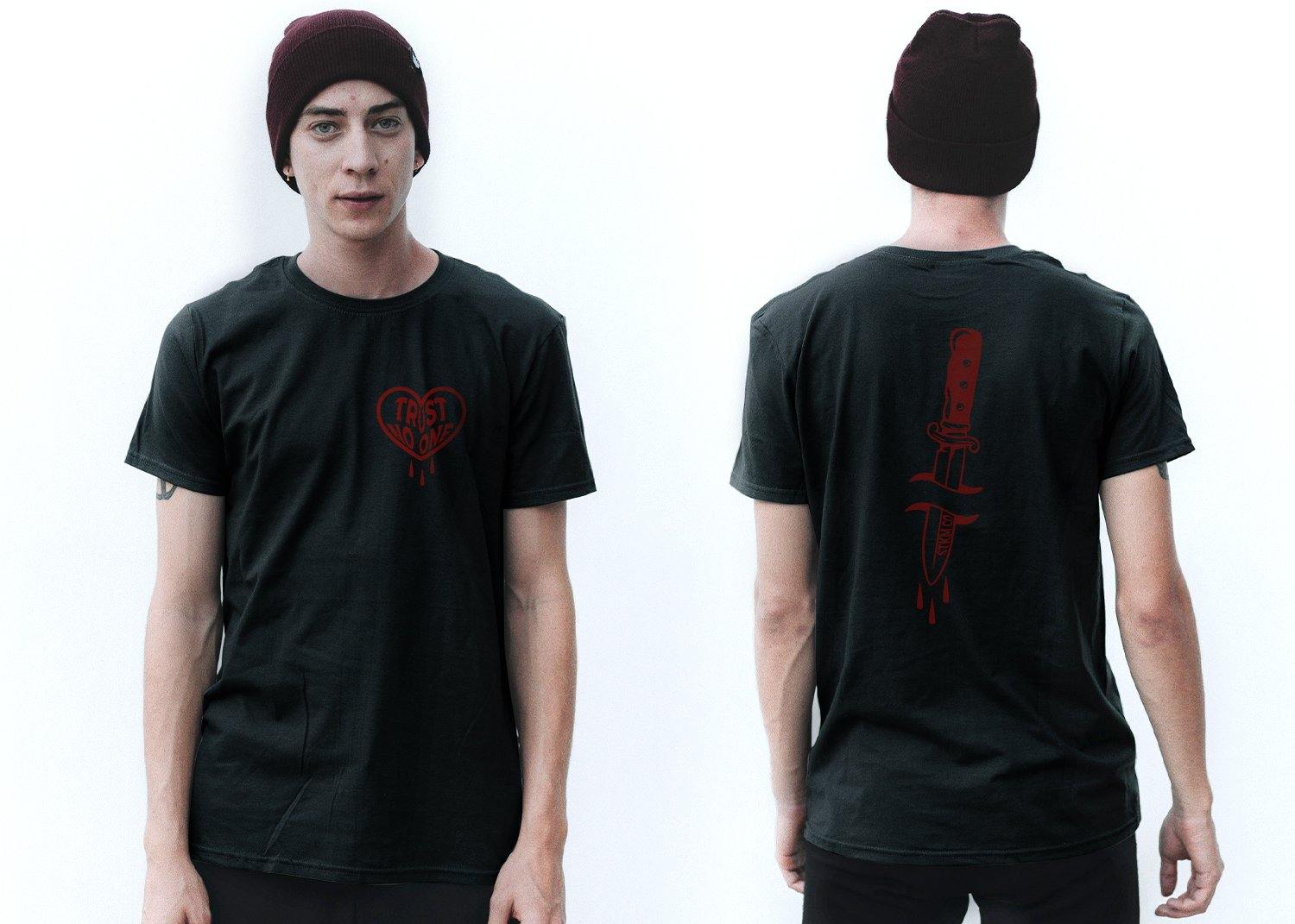 Trust no one - Stockholm Co. - Playera - halloween, hombre, otros, playera, unisex