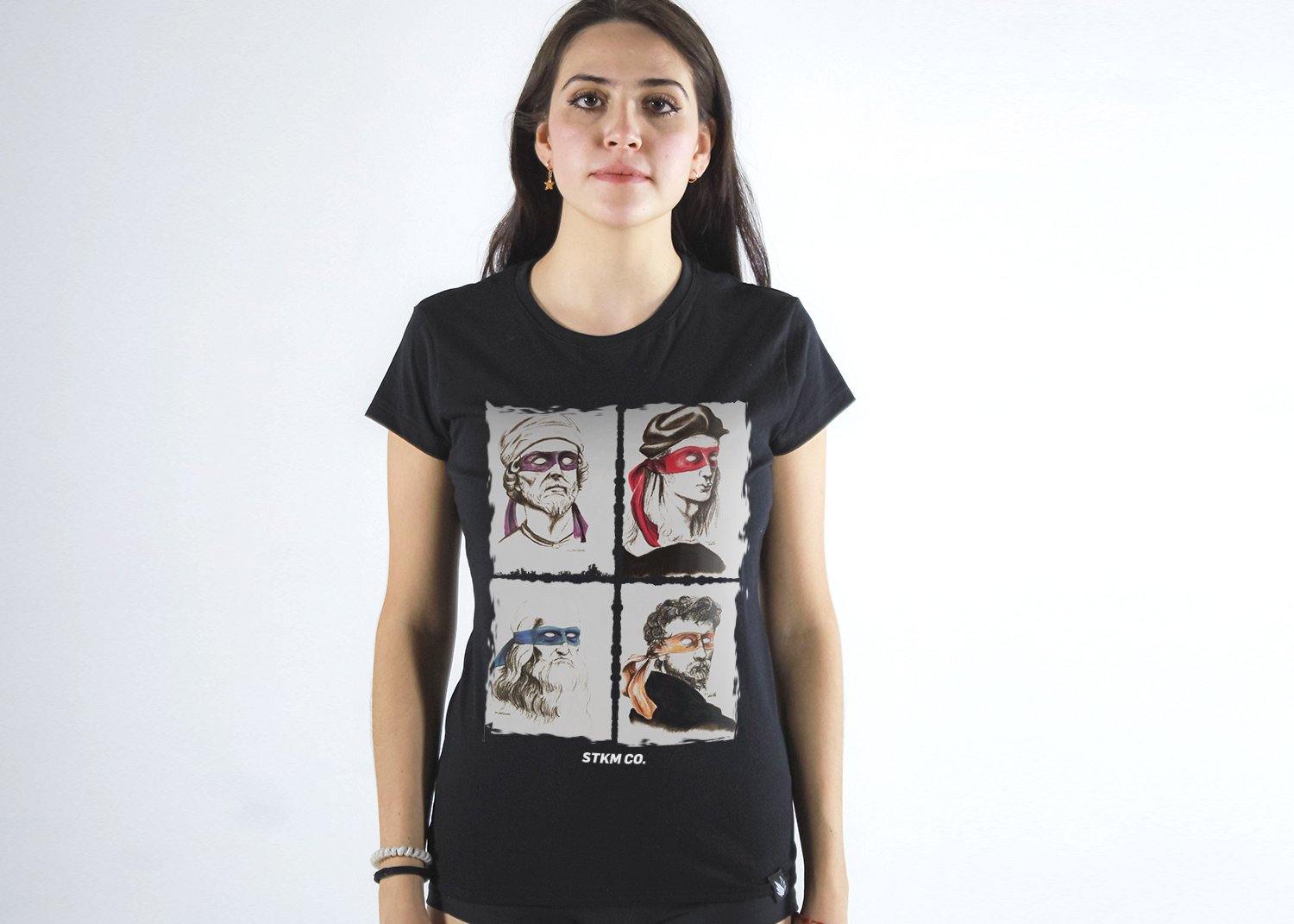 Ninja turtles renaissance - Dama - Stockholm Co. - Playera - cultura pop, mujer, otros, playera, unisex