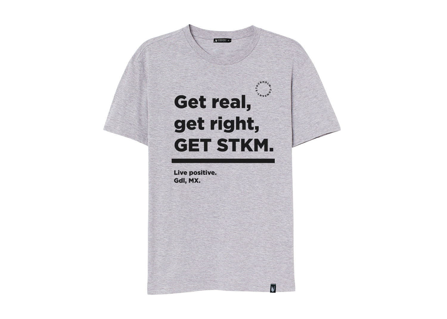 Live positive get STKM - Stockholm Co. - Playera - hombre, playera, stkm originals, unisex