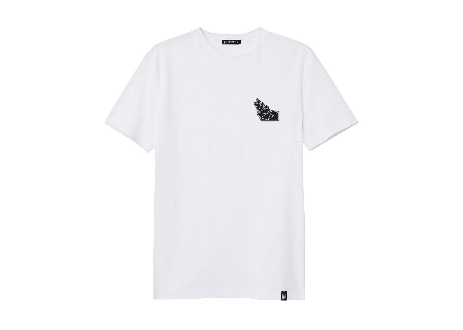 Origami Wolf Triblend - Stockholm Co. - Playera - animals, basicos, hombre, mujer
