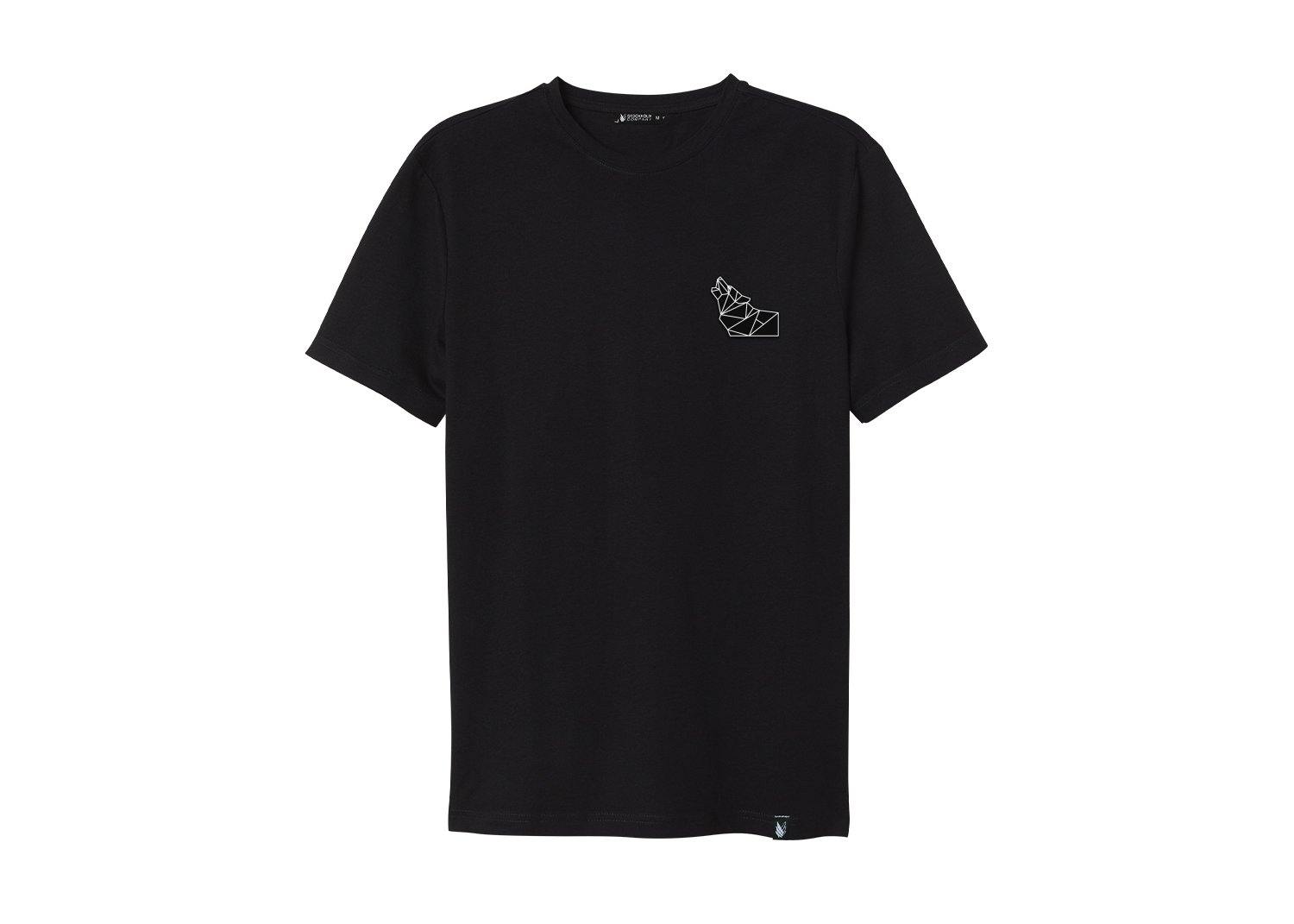 Origami Wolf Triblend - Stockholm Co. - Playera - animals, basicos, hombre, mujer