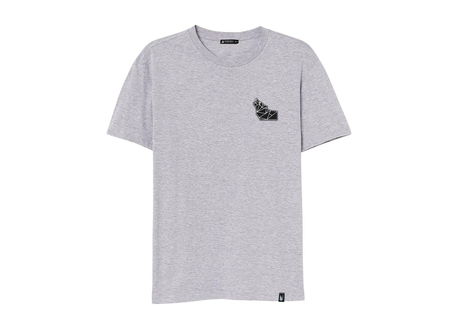 Origami Wolf Triblend - Stockholm Co. - Playera - animals, basicos, hombre, mujer