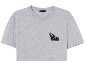 Origami Wolf Triblend - Stockholm Co. - Playera - animals, basicos, hombre, mujer
