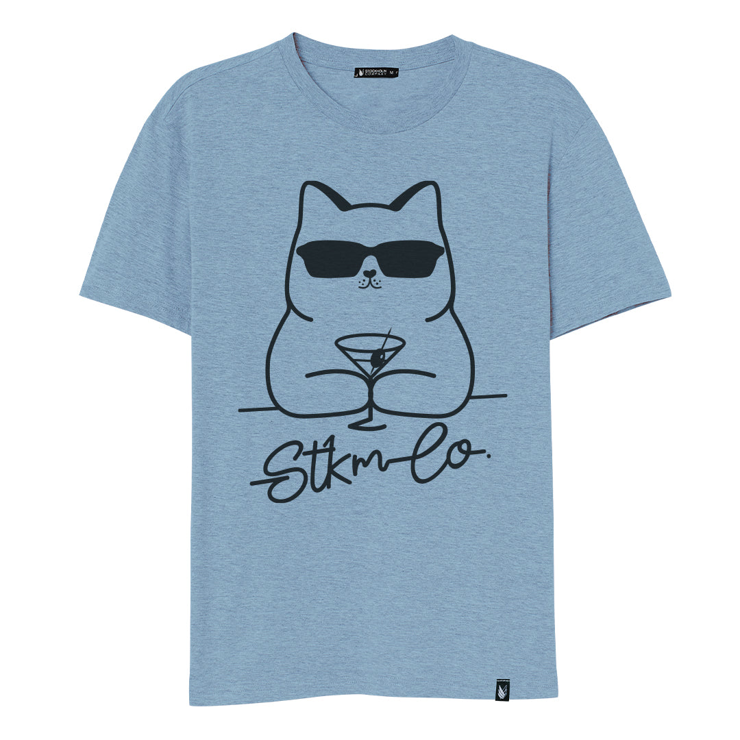 Martini Cat - Stockholm Co. -  - animals, playera